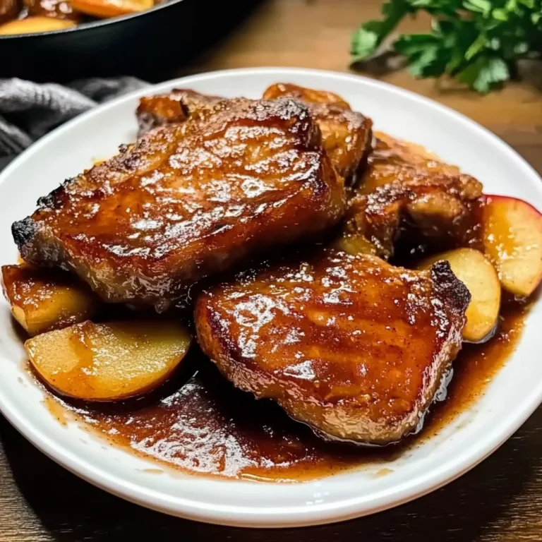 Apple Butter Pork Chops