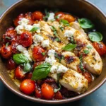 Baked Feta & Tomato Chicken Bowls