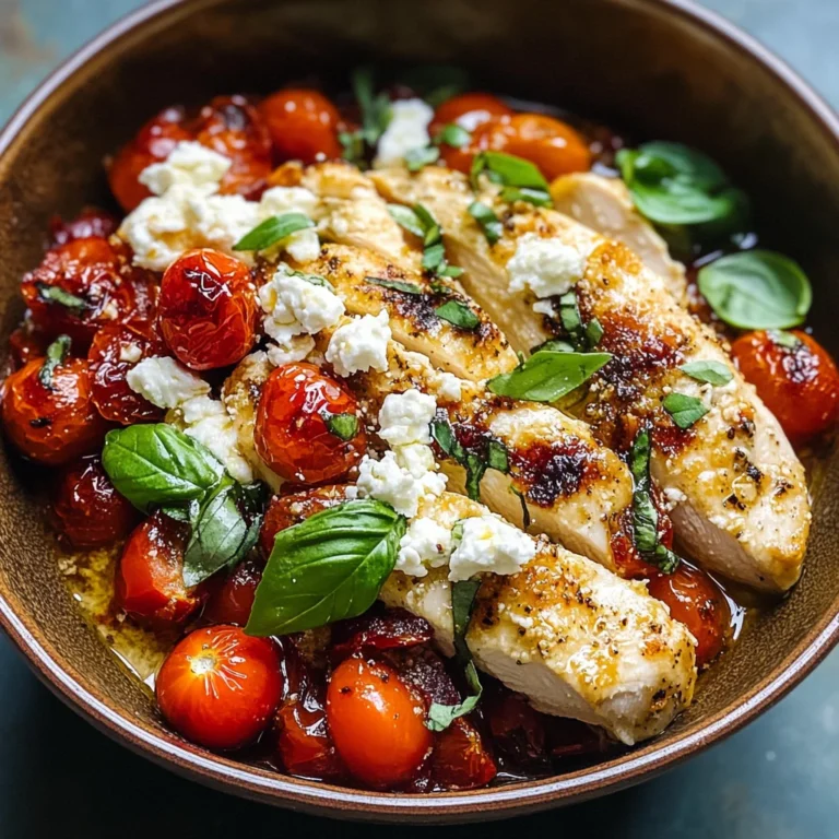 Baked Feta & Tomato Chicken Bowls