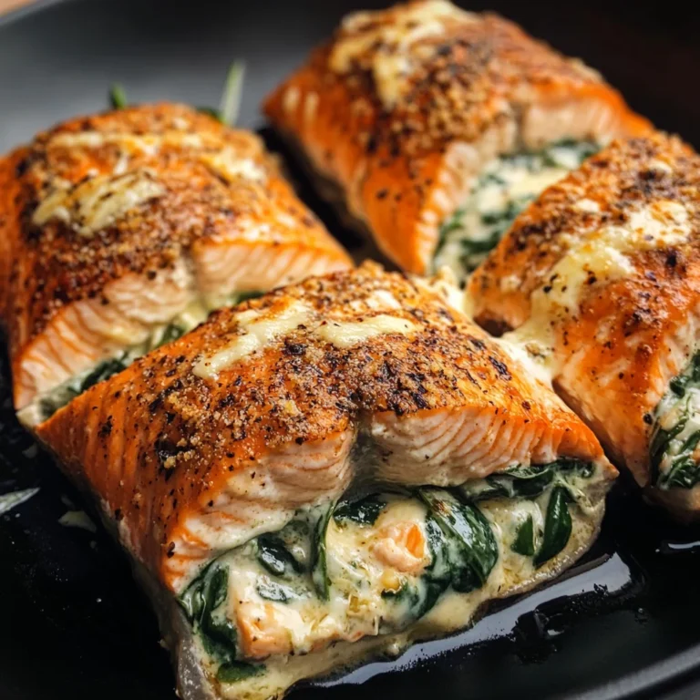 Baked Stuffed Salmon