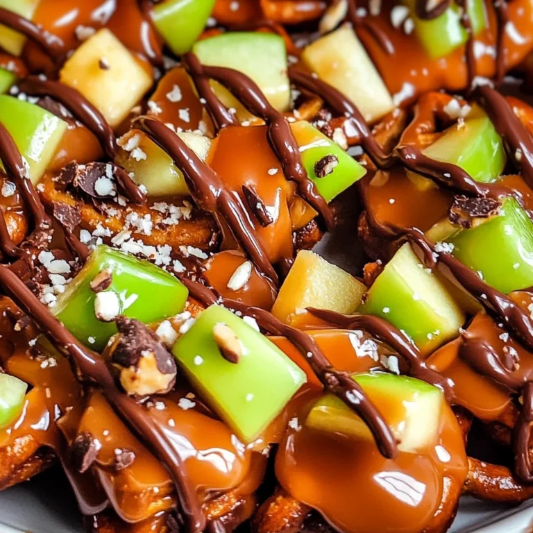 CARAMEL APPLE PRETZEL BITES