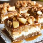 Caramel Apple Cheesecake Bars