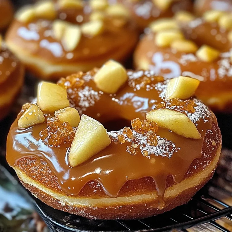 Caramel Apple Donuts