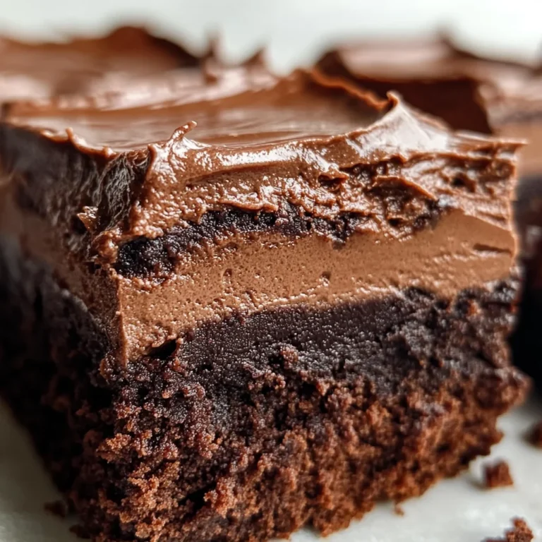 Chocolate Mousse Brownies Recipe