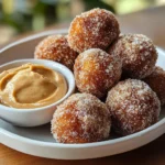 Cinnamon Sugar Donut Holes Dip