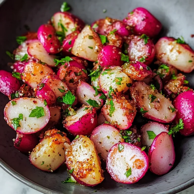 Garlic Herb Roasted Radishes: A Flavorful Side Dish!