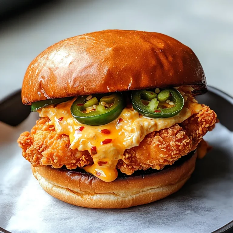 Honey Pepper Pimento Chicken Sandwich Recipe