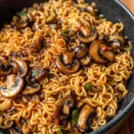 Mushroom Ramen Noodles
