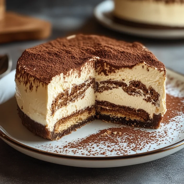No-Bake Tiramisu Cheesecake