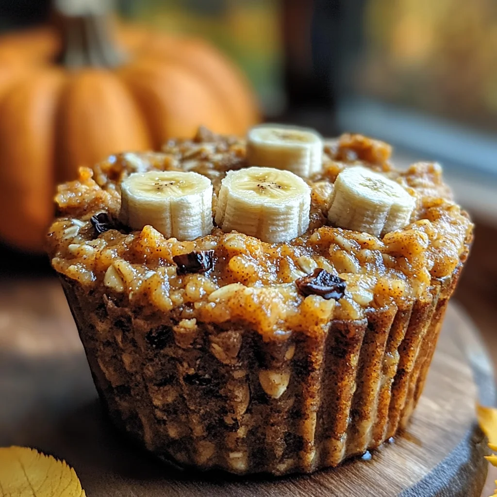 Pumpkin Oatmeal Cups for Busy Mornings