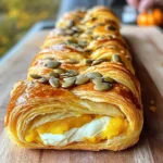 Pumpkin Spice Cream Cheese Danish Braid