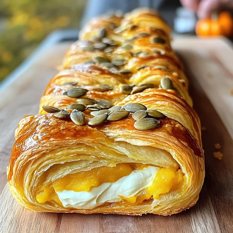 Pumpkin Spice Cream Cheese Danish Braid