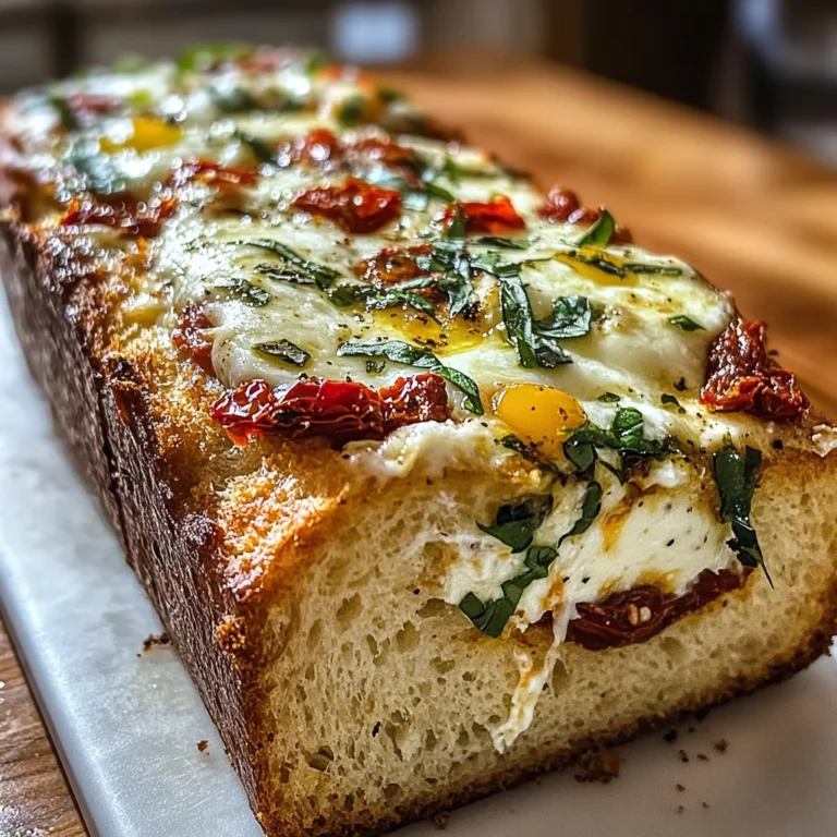 Savory Caprese Bread: Delight in This Easy Recipe!