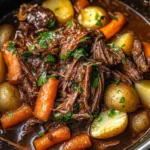 Slow Cooker Pot Roast apple vinegar