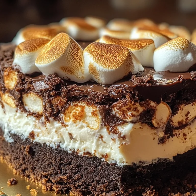 S’mores Brownie Cheesecake – Three Desserts in One!