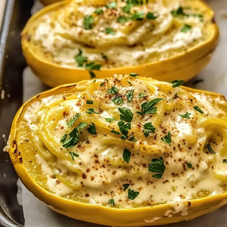 Spaghetti Squash Alfredo