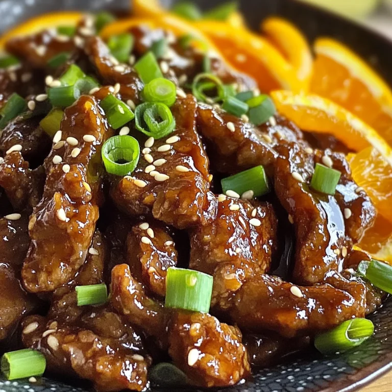 Sticky Orange Beef: A Deliciously Sweet Delight!
