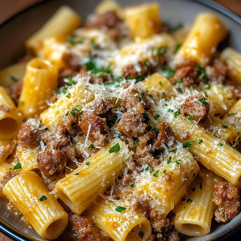 Sweet Italian Sausage Rigatoni