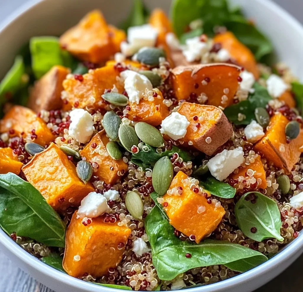 Warm Quinoa Sweet Potato Salad