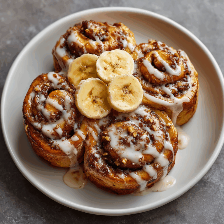 Banana Bread Cinnamon Rolls