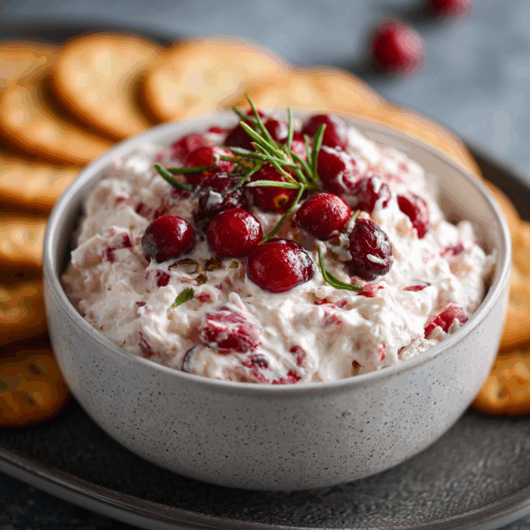 Easy Cranberry Cream Cheese Dip