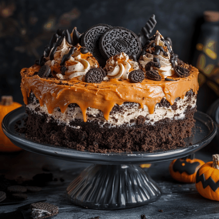Halloween Oreo Dirt Cake