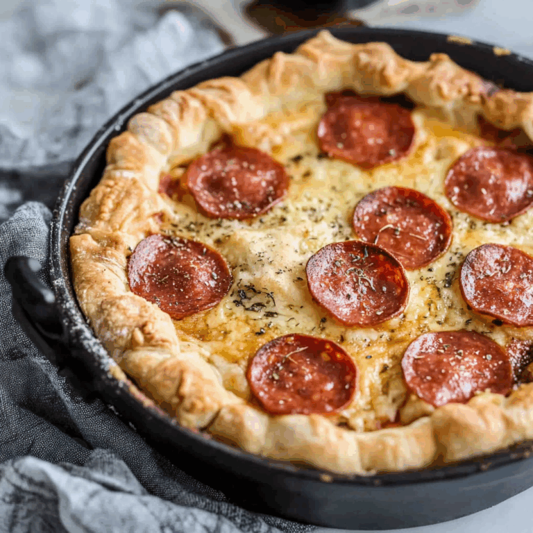 High Protein Pizza Pot Pie