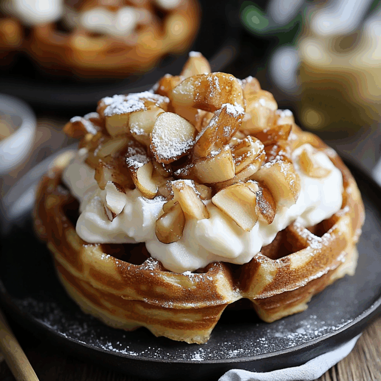 Apple Fritter Waffle Donuts